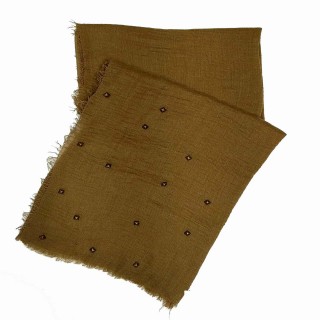 Designer crush star-studded scarf  | Brown